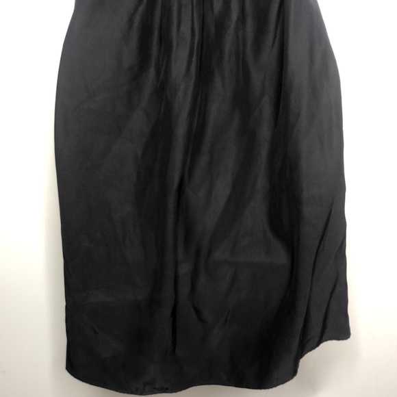 Cynthia Cynthia Steffe Black Tie Neck Silk Cocktail Dress Size 6 - Picture 12 of 15